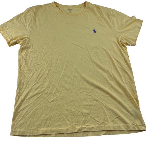 Polo Ralph Lauren Other - Yellow Polo Ralph Lauren Mens‎ T-Shirt Large 100% Cotton